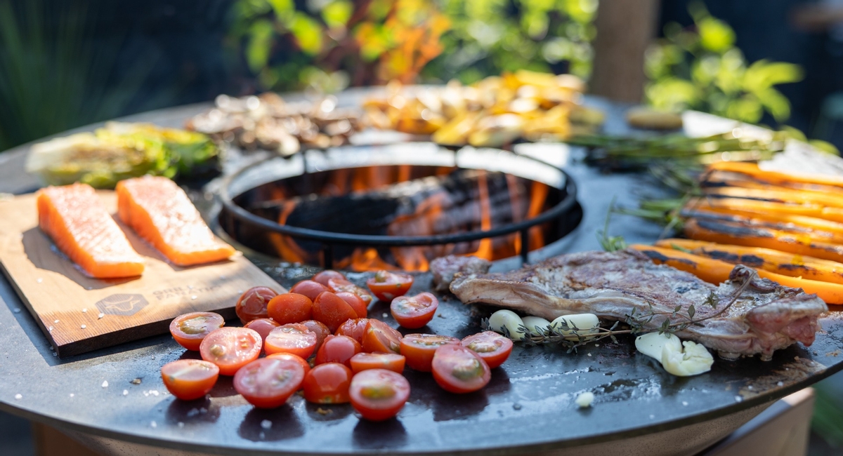 BASTE Stand 80 vuurschaal bbq - Cortenstaal