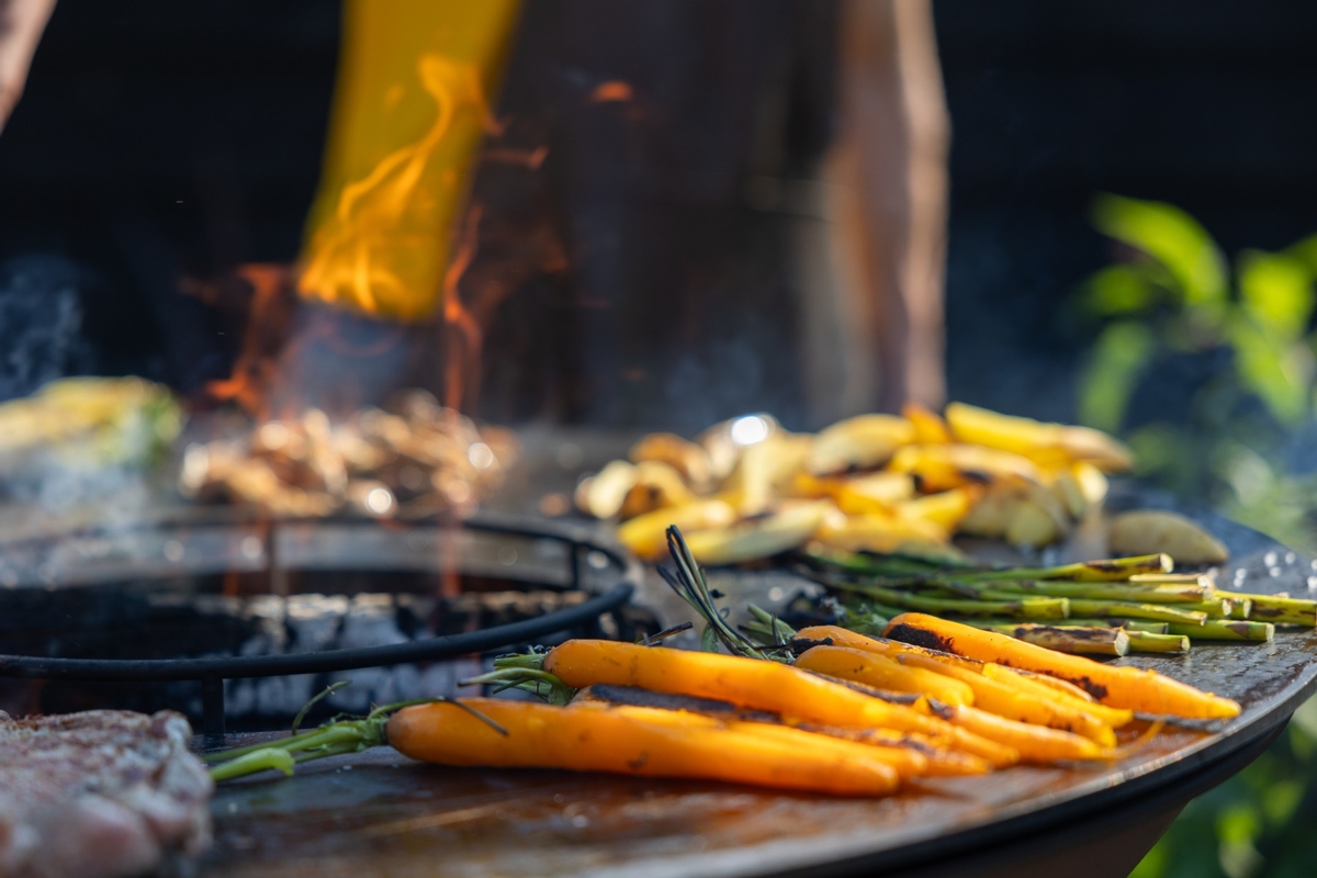 BASTE Stand 80 vuurschaal bbq - Cortenstaal
