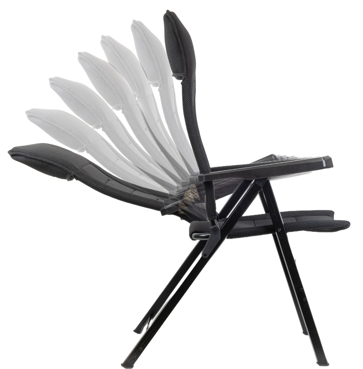 Trailwood Terravive Premium 3D standenstoel - Zwart verstelbaar in standen