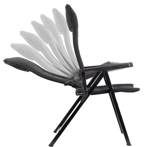 Trailwood Terravive Premium 3D standenstoel - Zwart verstelbaar in standen