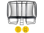 BLITS Urban trampoline - 366 x 244 cm - Zwart
