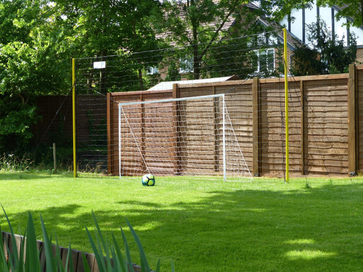 Open Goaaal Junior voetbaldoel, rebounder & backstop - 3 in 1 - 240 x 140 cm