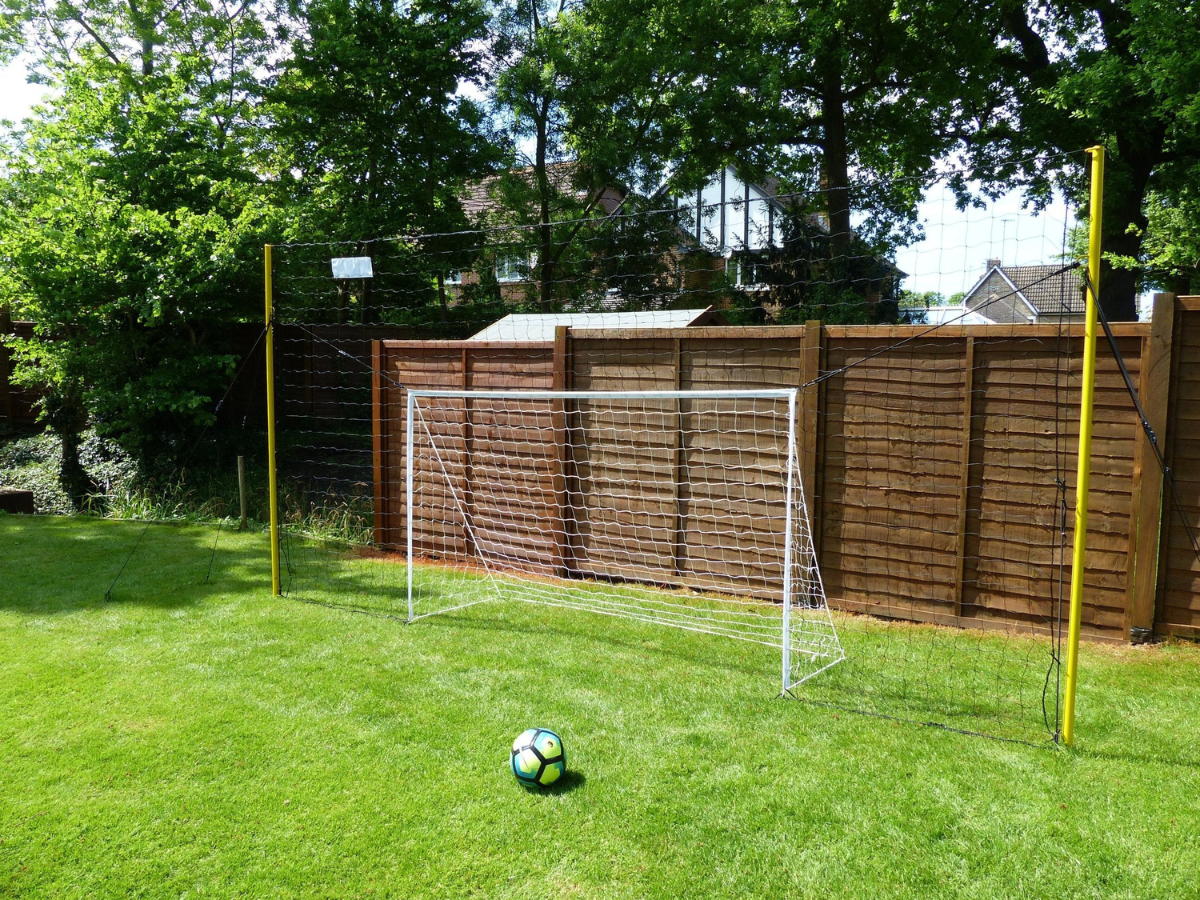 Open Goaaal Junior voetbaldoel, rebounder & backstop - 3 in 1 - 240 x 140 cm