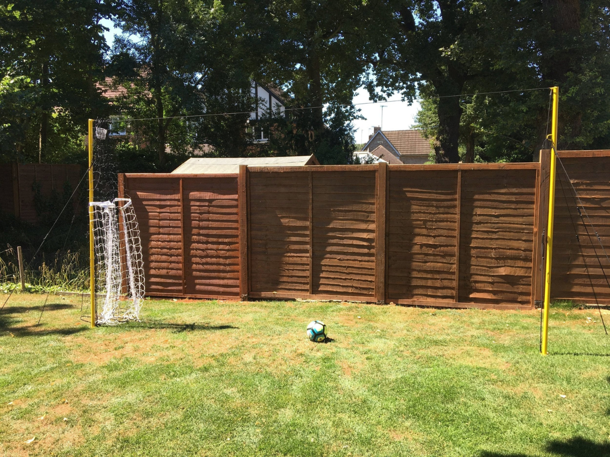 Open Goaaal Junior voetbaldoel, rebounder & backstop - 3 in 1 - 240 x 140 cm