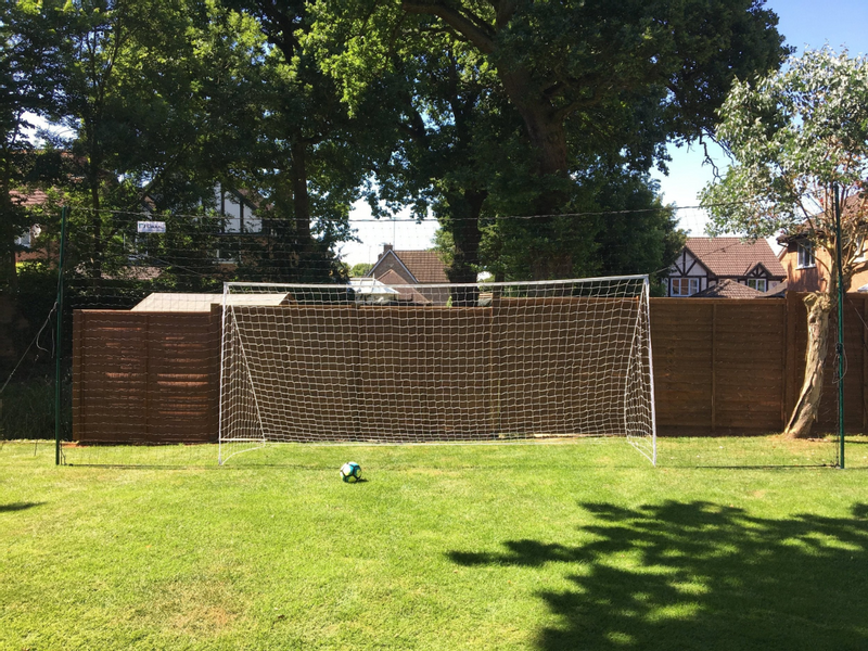 Open Goaaal Large voetbaldoel, rebounder & backstop - 3 in 1 - 490 x 210 cm