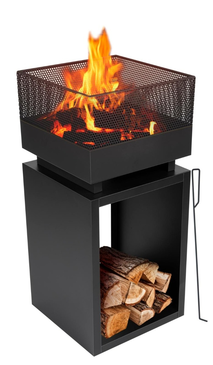 Vuurkorf staal - 39 x 85 cm