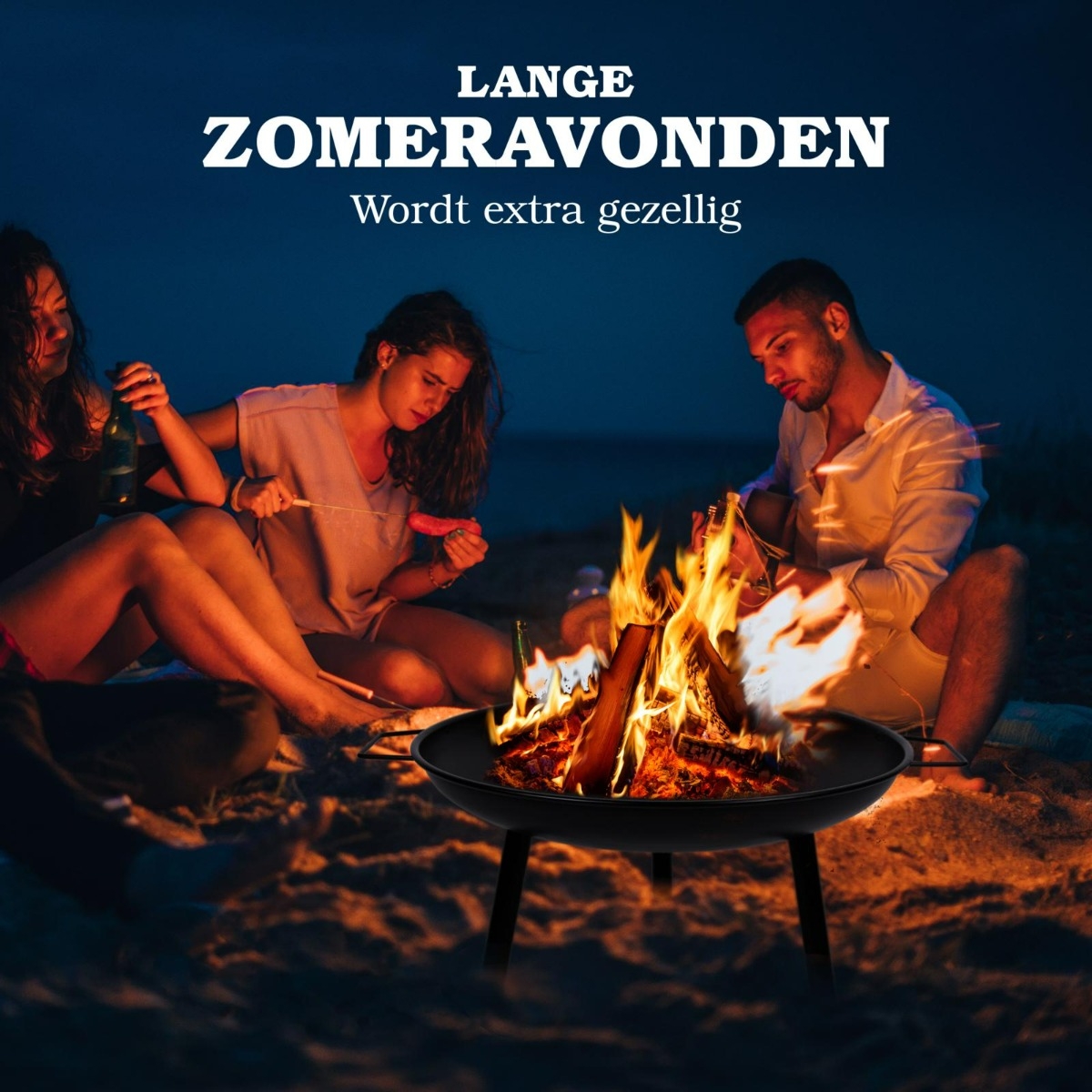 Vuurschaal staal - Ø 60 cm