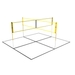 Umbro voetvolley, volleybal en badminton crossnet - 400 x 168 cm