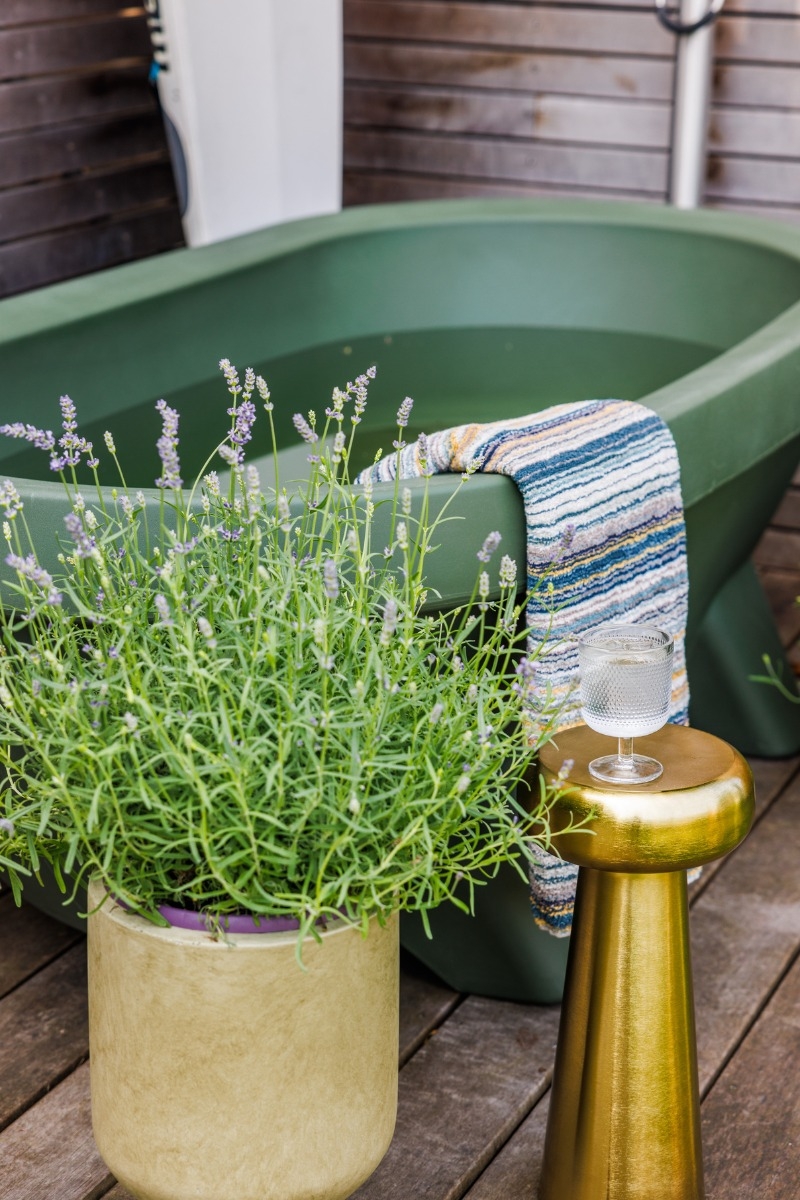 Gardentub tuinbad - Donkergroen