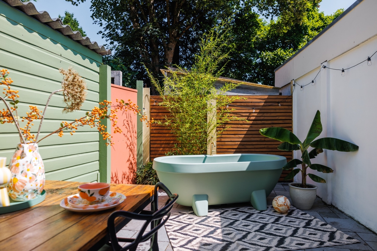 Gardentub tuinbad - Donkergroen