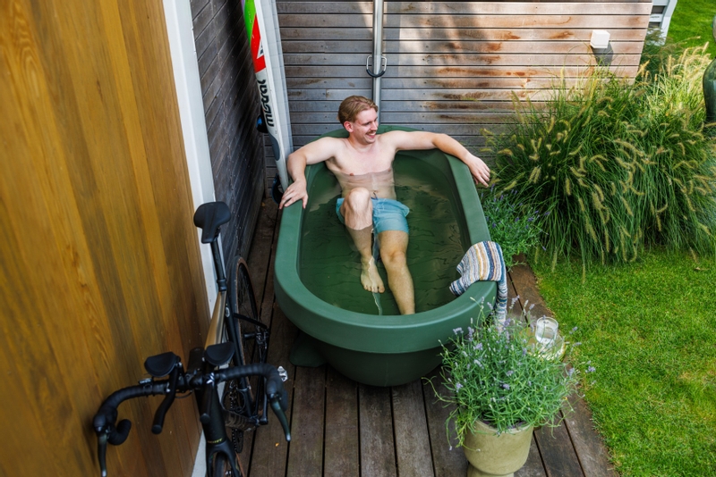 Gardentub tuinbad - Donkergroen