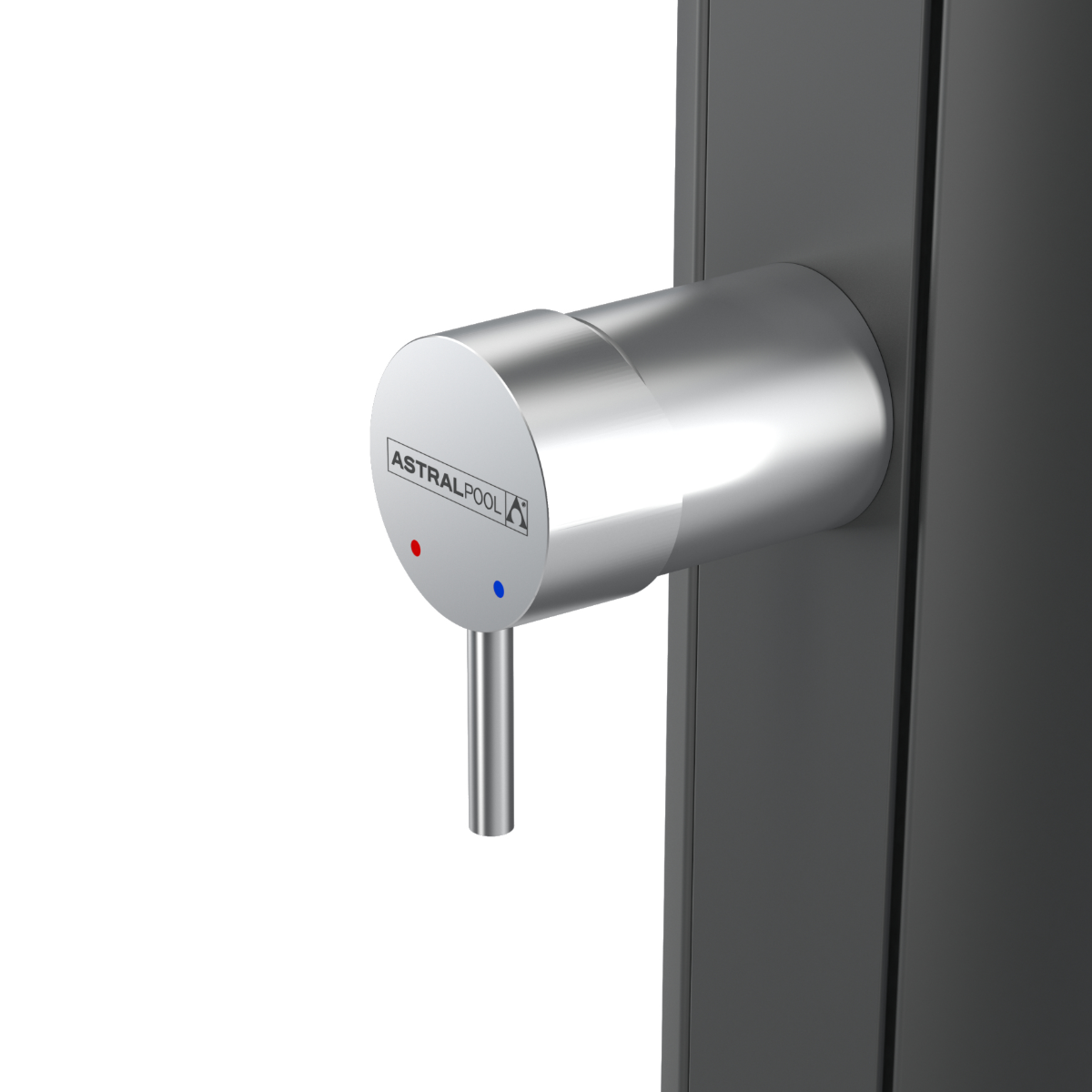 Astral Rainbow buitendouche solar - Antraciet