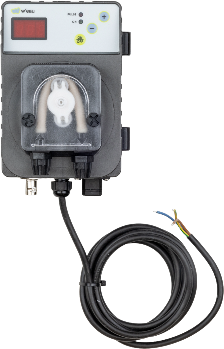 W'eau automatische chloormeter en doseerpomp
