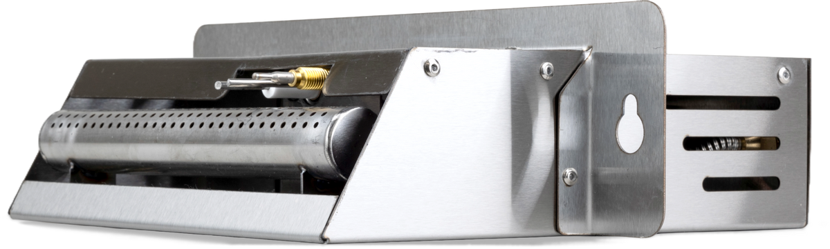 BASTE Hybride pizza oven buiten gas/pellets/houtskool/hout - RVS.