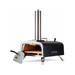 BASTE Hybride pizza oven buiten gas/pellets/houtskool/hout - RVS.