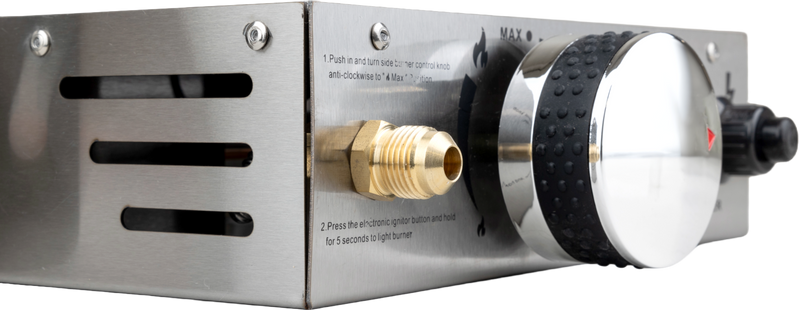 BASTE Hybride pizza oven buiten gas/pellets/houtskool/hout - RVS.