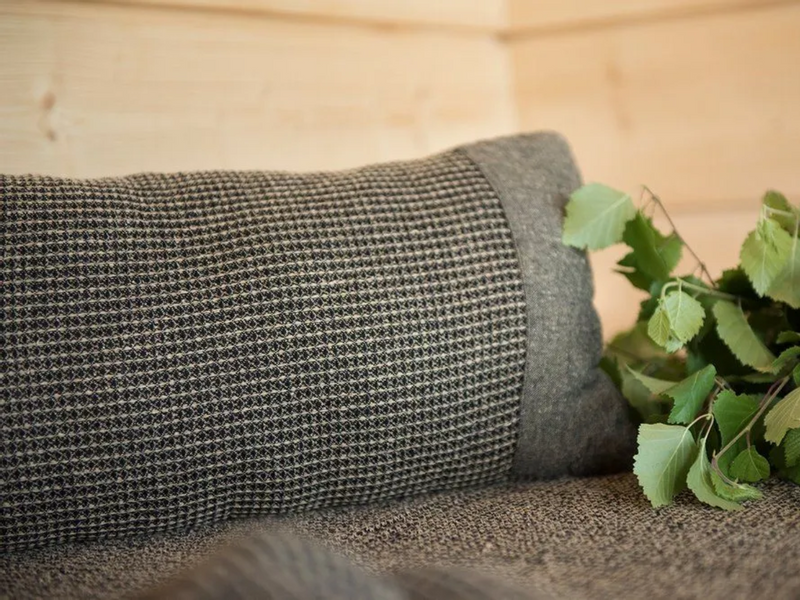 Rento Kenno saunakussen - Zwart/beige