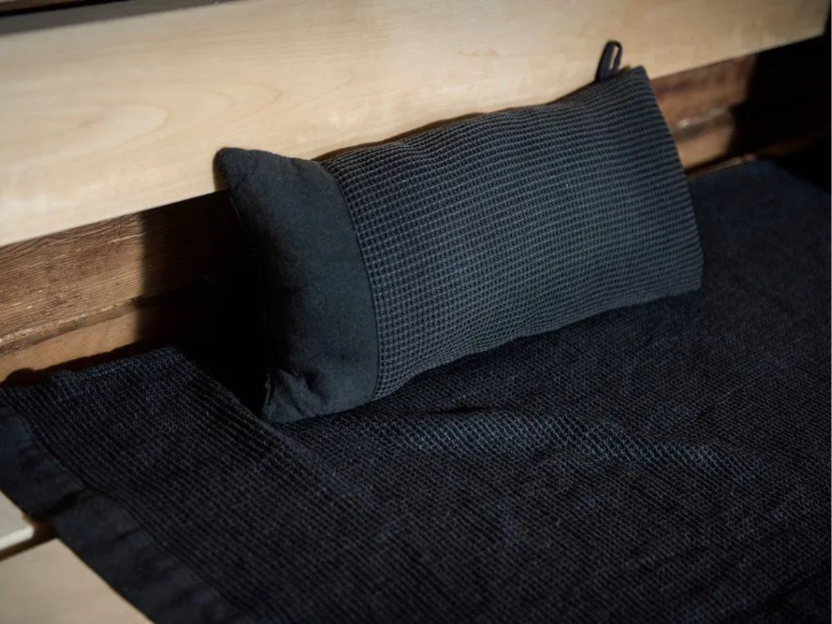 Rento Kenno saunakussen - Zwart/grijs