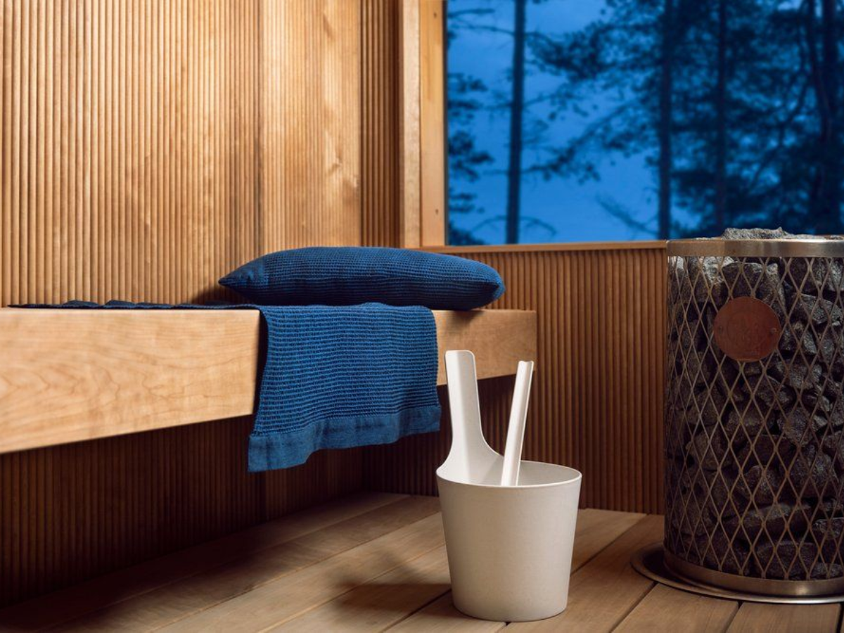 Rento Kenno saunakussen - Donkerblauw