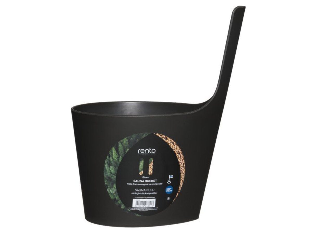 Rento Pisara sauna-emmer - Zwart