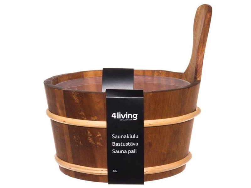 4Living sauna-emmer - Elzenhout