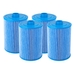 W'eau spa filter type 14 - Antibacterieel (o.a. SC714-S of 60401M) - 4 stuks