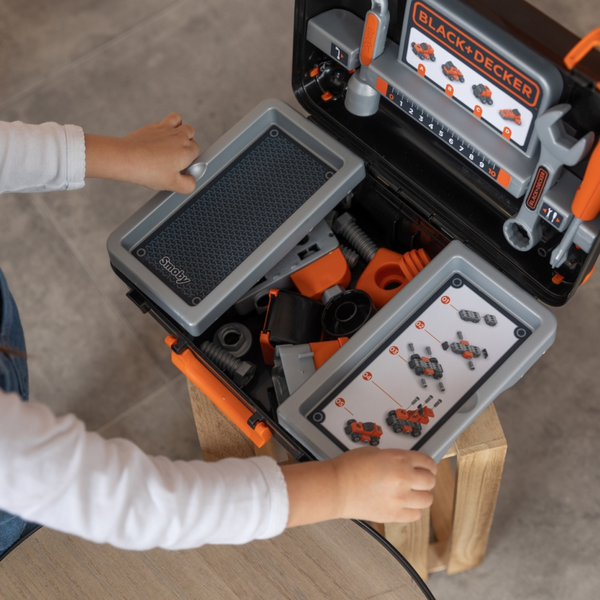 Smoby Black + Decker Bricolo Box speelgoed gereedschapskoffer