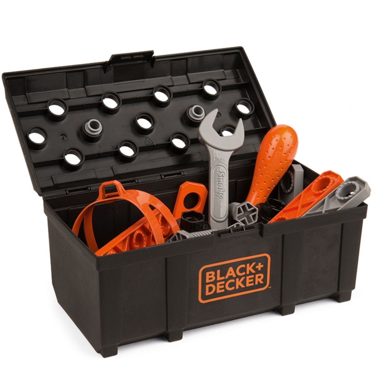 Smoby Black + Decker Bricolo gereedschapskist vrachtwagen