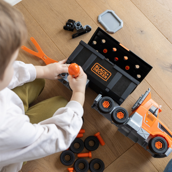 Smoby Black + Decker Bricolo gereedschapskist vrachtwagen