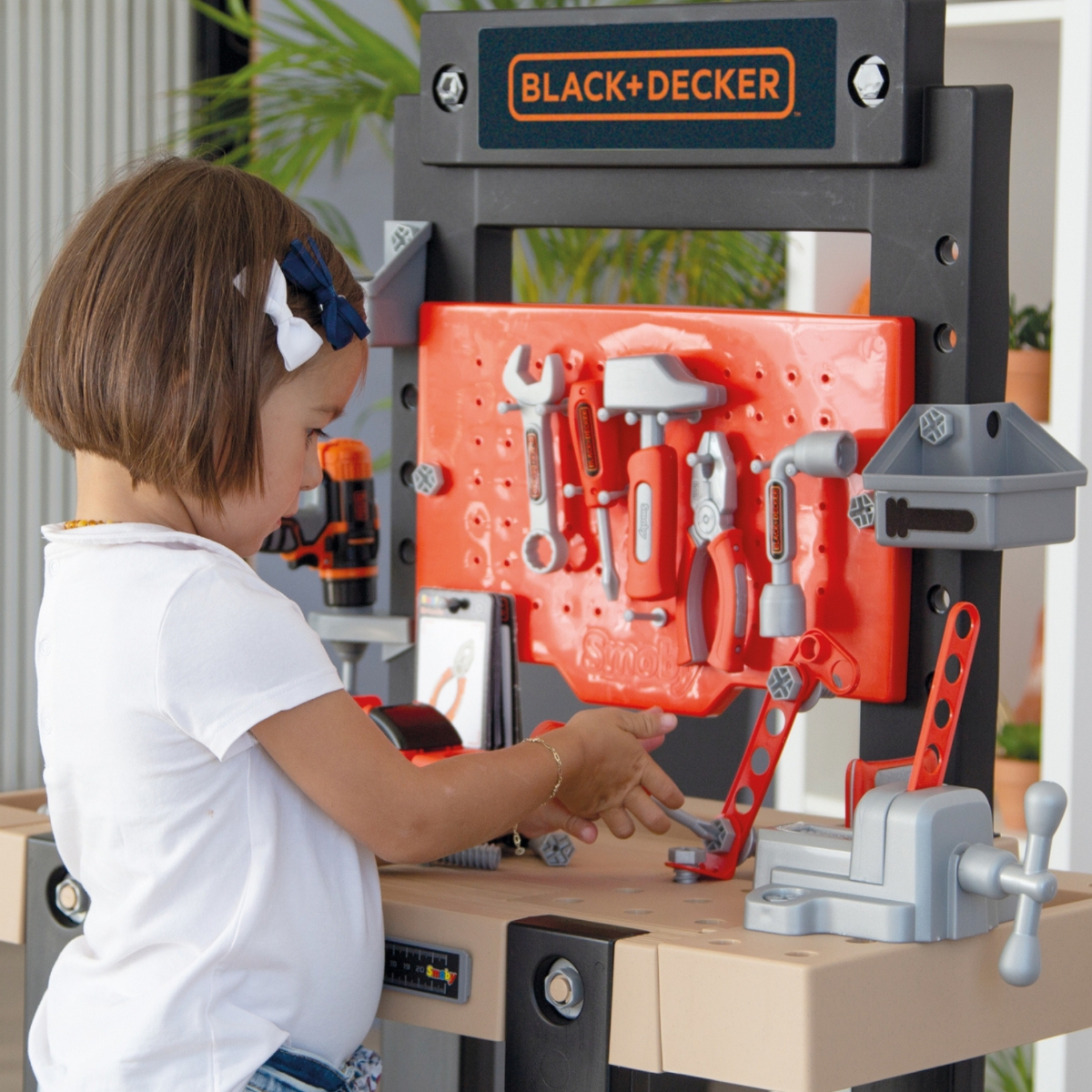 Smoby Black + Decker Bricolo Center speelgoed werkbank