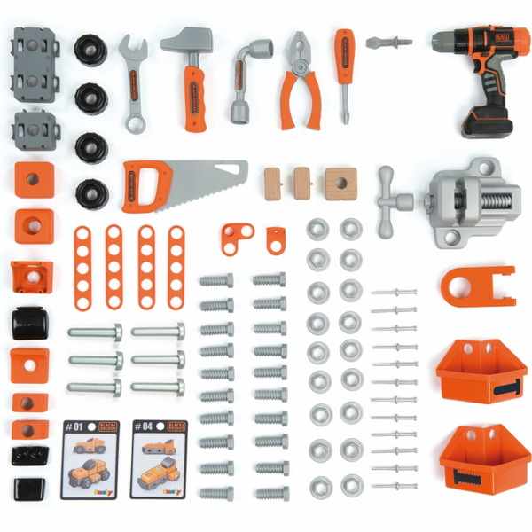 Smoby Black + Decker Bricolo Ultimate speelgoed werkbank