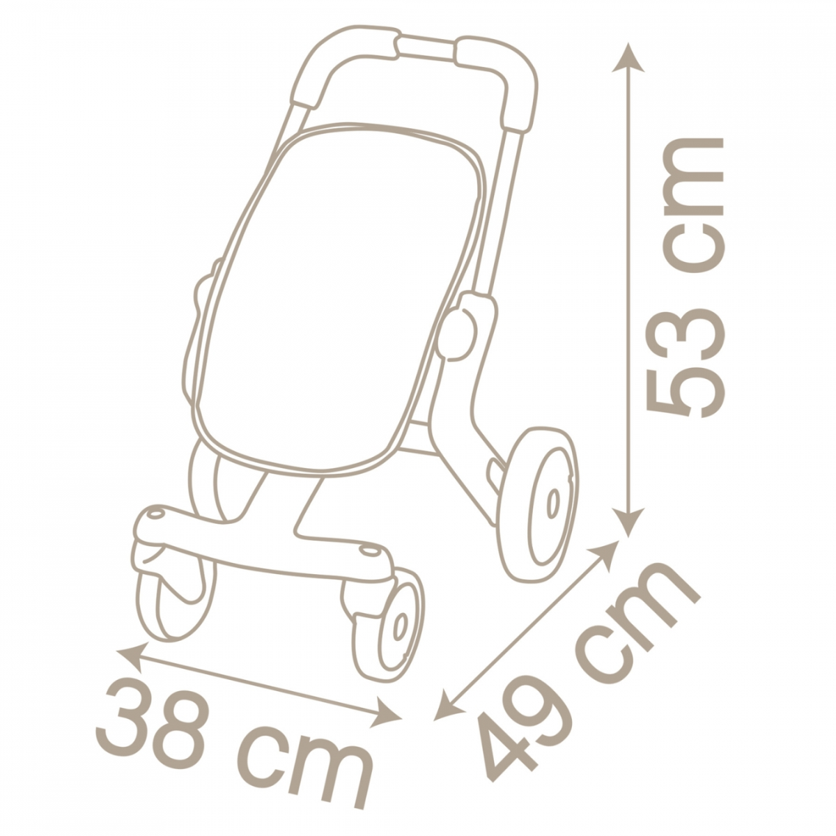 Smoby Baby Nurse pop kinderwagen