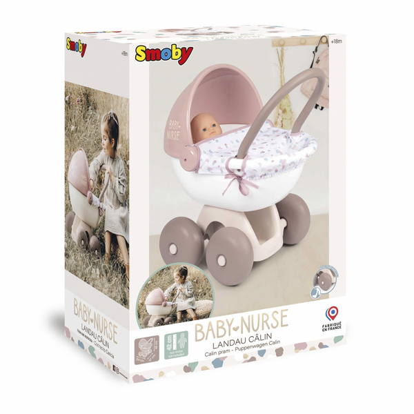 Smoby Baby Nurse poppenwagen - 54 x 37 x 48 cm