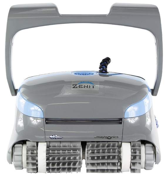 Dolphin Zenit 20 Pro zwembadrobot  vooraanzicht.
