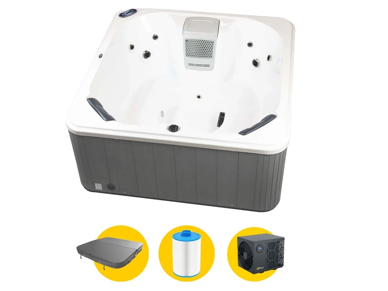 W'eau Skye spa met warmtepomp - 4 persoons