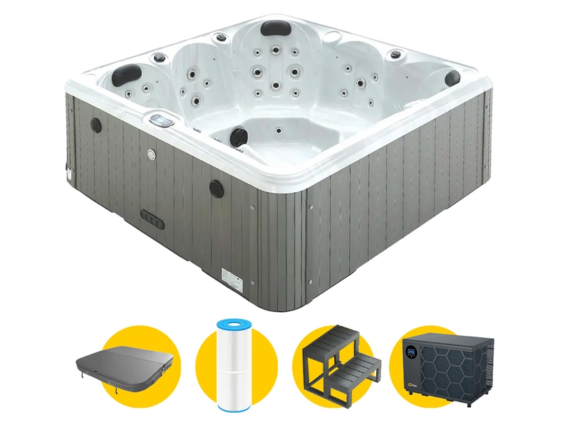 W’eau Delta spa met warmtepomp - 5 persoons
