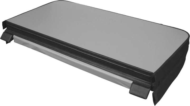 W'eau spa cover 210 x 210 cm - Zwart - Radius 18 cm