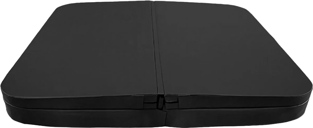 W'eau spa cover 230 x 230 cm - Zwart - Radius 18 cm