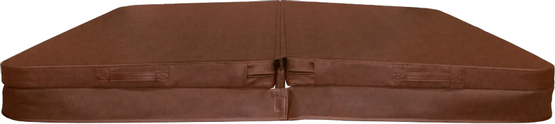 W'eau spa cover 220 x 220 cm - Bruin - Radius 18 cm