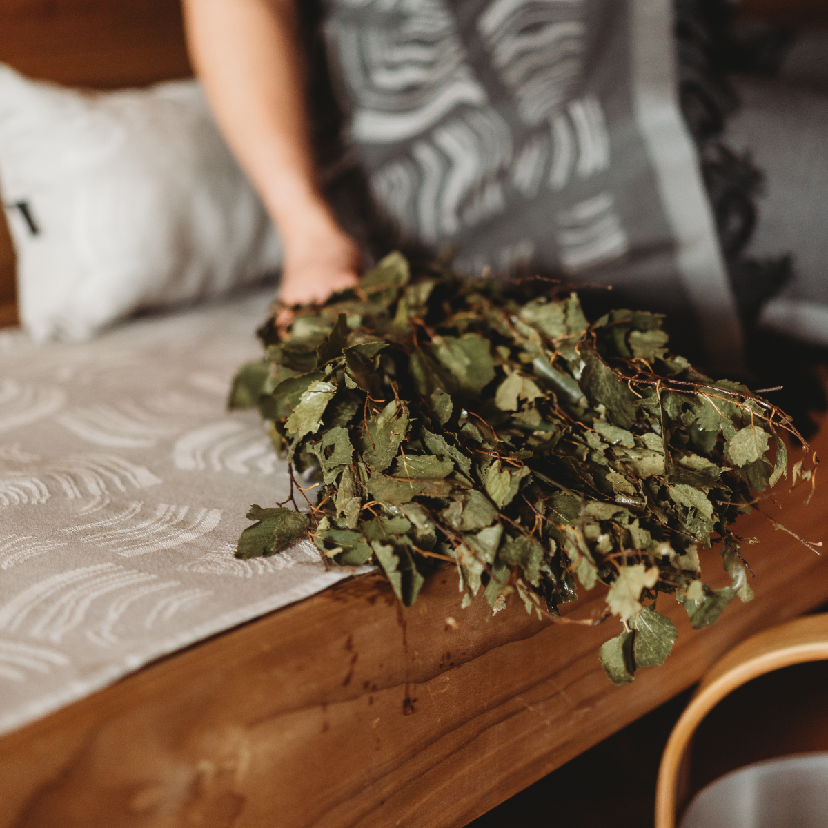 Rento Pino saunakussen - Grijs