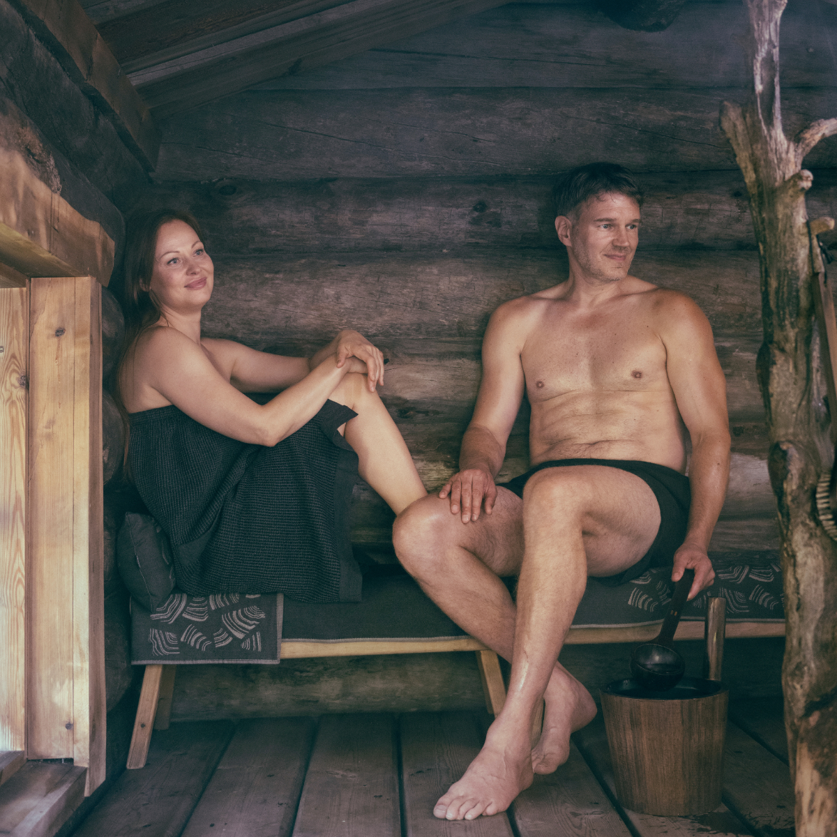 Rento Pino saunakussen - Zwart