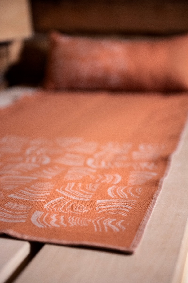 Rento Pino saunakussen - Bruin