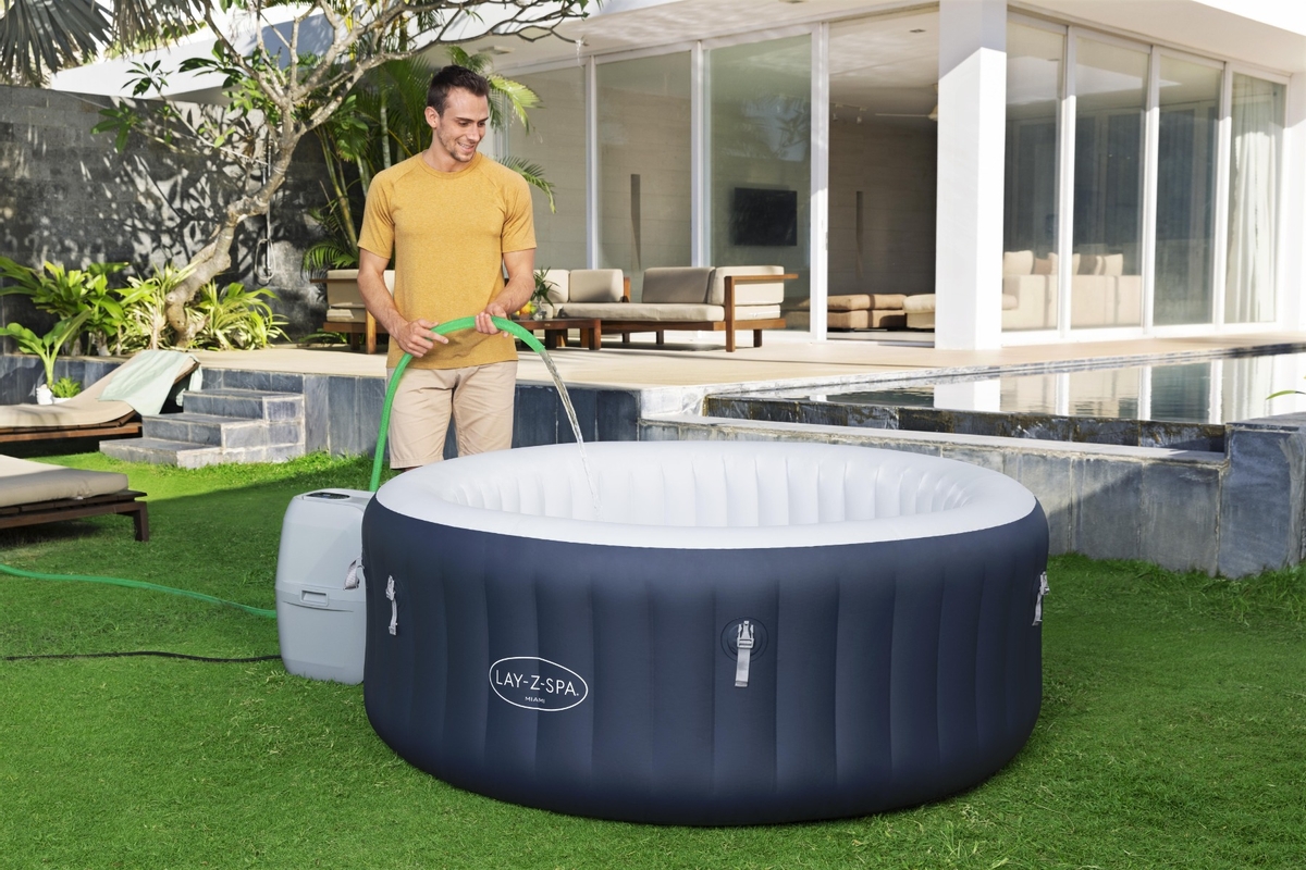 Lay-Z Spa Miami EnergySense Airjet opblaasbare spa - 4 persoons