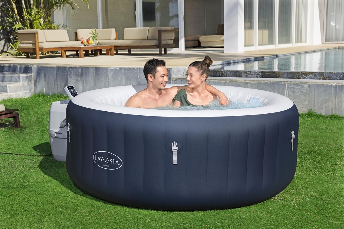 Lay-Z Spa Miami EnergySense Airjet opblaasbare spa - 4 persoons