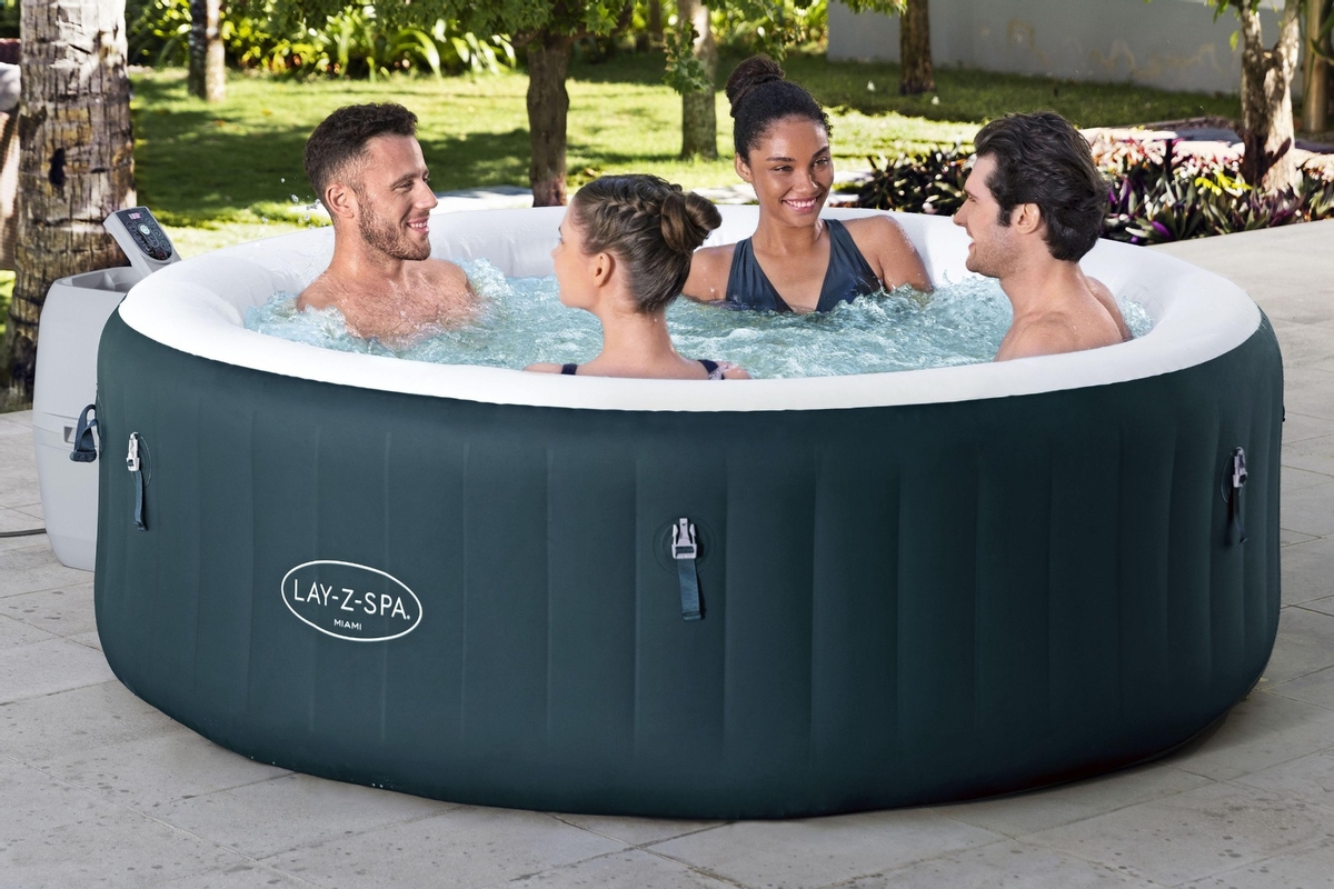 Lay-Z Spa Miami EnergySense Airjet opblaasbare spa - 6 persoons