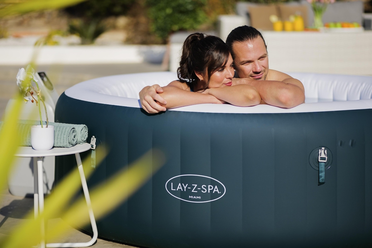 Lay-Z Spa Miami EnergySense Airjet opblaasbare spa - 6 persoons