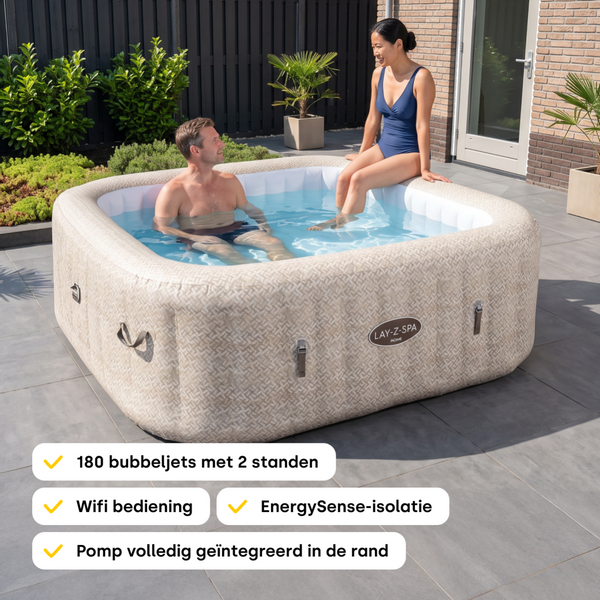 Lay-Z Spa Rome EnergySense Airjet opblaasbare spa - 7 persoons
