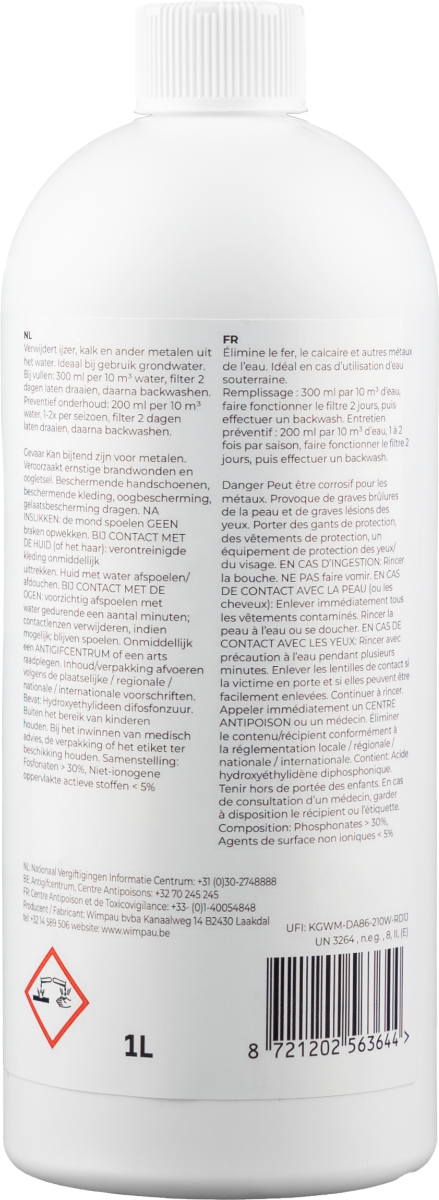 W'eau Metal Net - 1 liter 