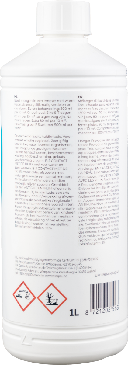 W'eau Anti alg - 1 liter