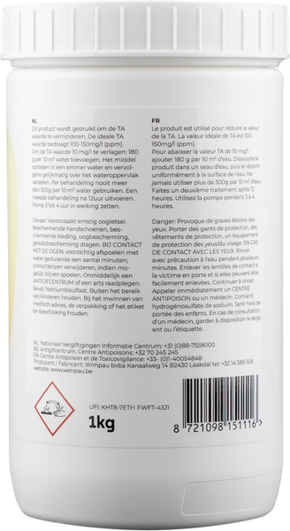 W'eau TA- Alkaliteit 1 kg